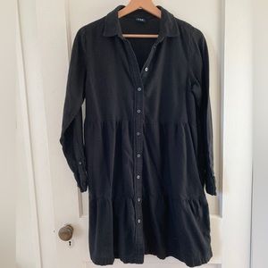 Gap Flannel Tiered Dress